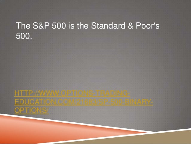 Binary options 500