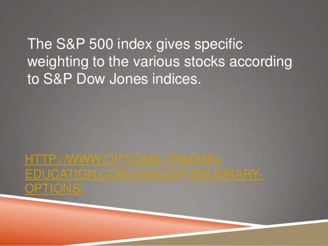 sp 500 binary options