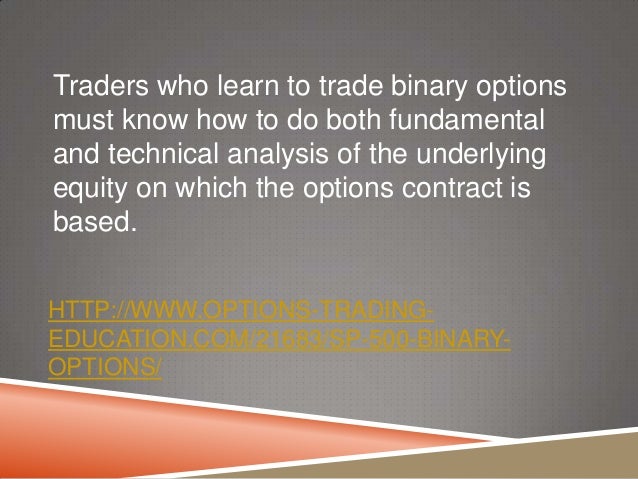Binary equity options