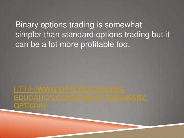 Binary options 500