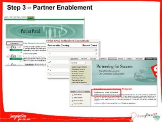 Step 3 – Partner Enablement 