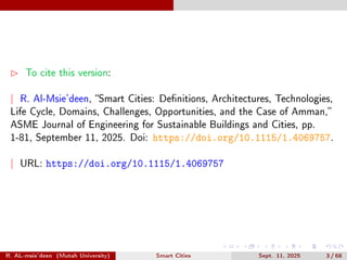Smart Cities — A Systematic Literature Review | PDF