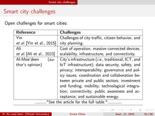 Smart Cities — A Systematic Literature Review | PDF