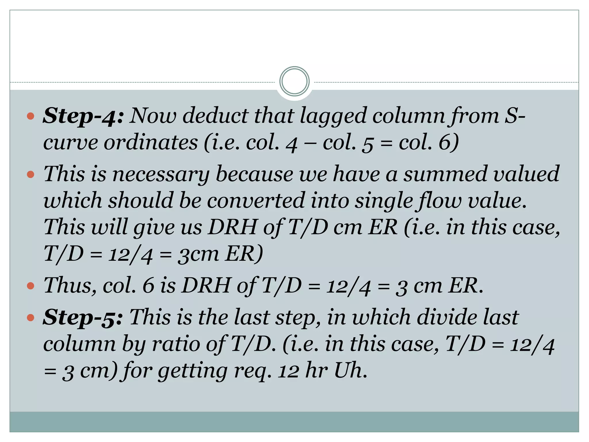 S curve hydrograph | PPTX