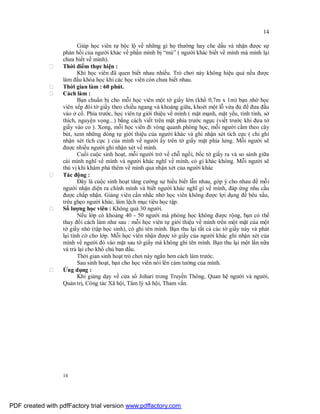 Sử dụng trò chơi trong tập huấn