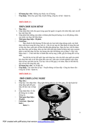 Sử dụng trò chơi trong tập huấn