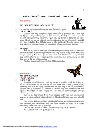 Sử dụng trò chơi trong tập huấn