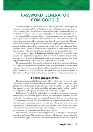 S E G R E D O S  DO G O O G L E