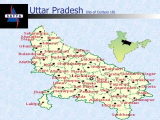 Uttar Pradesh  (No of Centers 18) 