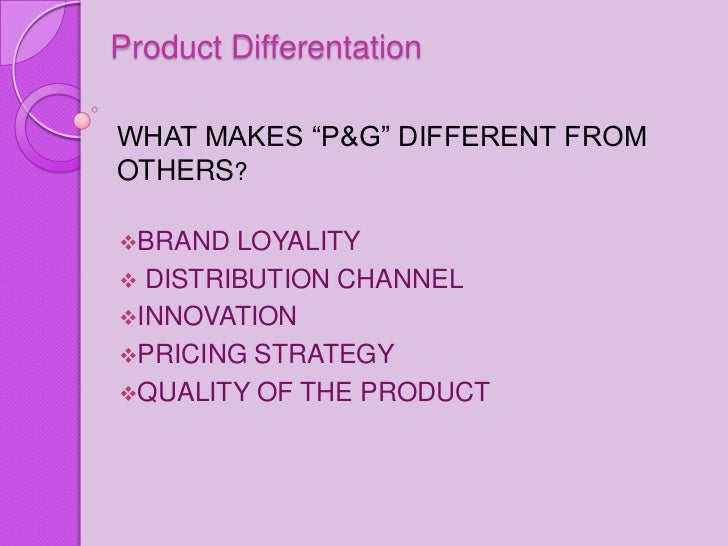 p&g marketing strategies
