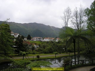 Furnas é um paraíso para quem ama a natureza.
 