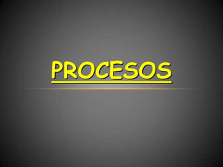 PROCESOS
 
