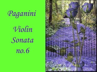Paganini  Violin Sonata no.6 