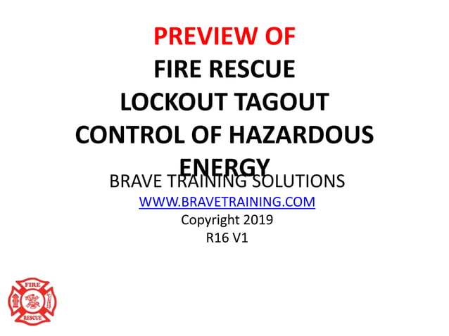 LOCKOUT TAGOUT OSHA COMPLIANT | PPT