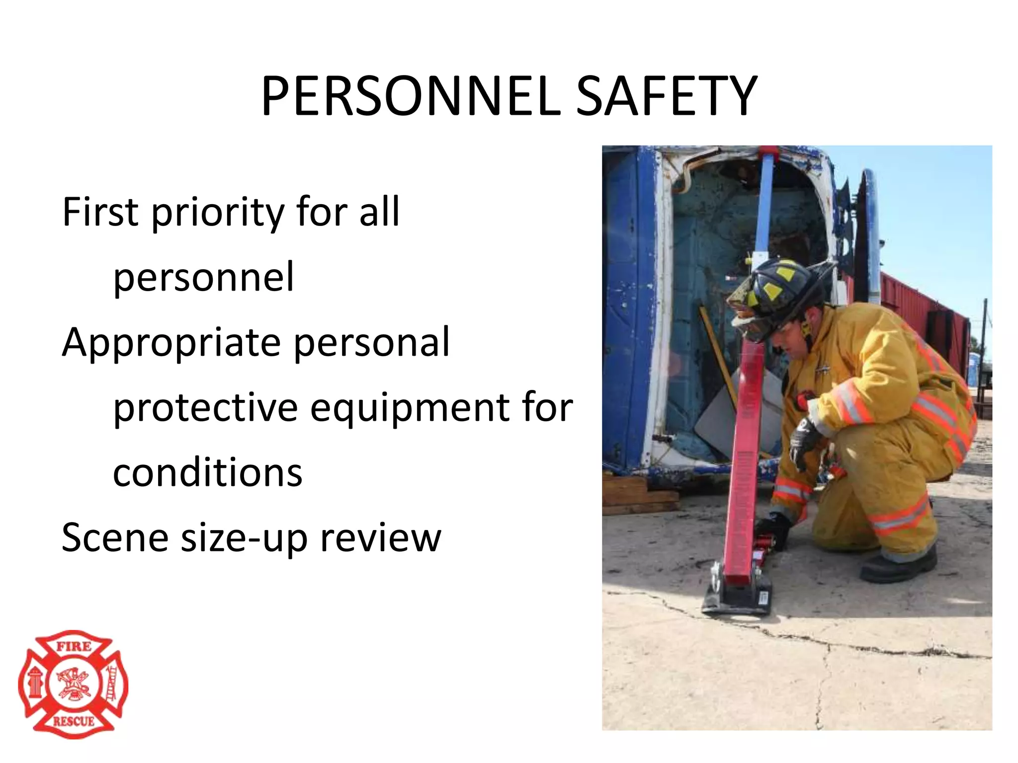 VEHICLE RESCUE AWARENESS NFPA COMPLIANT | PPTX