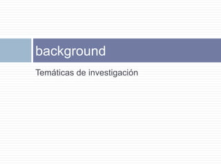 GFARD Estudio Regional para América Latina y El Caribe