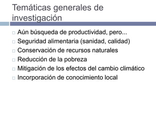 GFARD Estudio Regional para América Latina y El Caribe