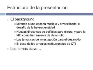 GFARD Estudio Regional para América Latina y El Caribe