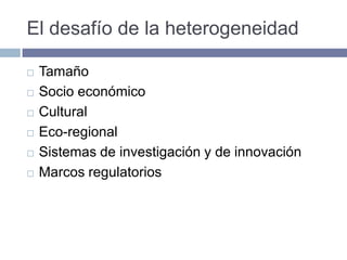 GFARD Estudio Regional para América Latina y El Caribe