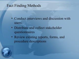 S T A K E H O L D E R Fact Finding | PPT