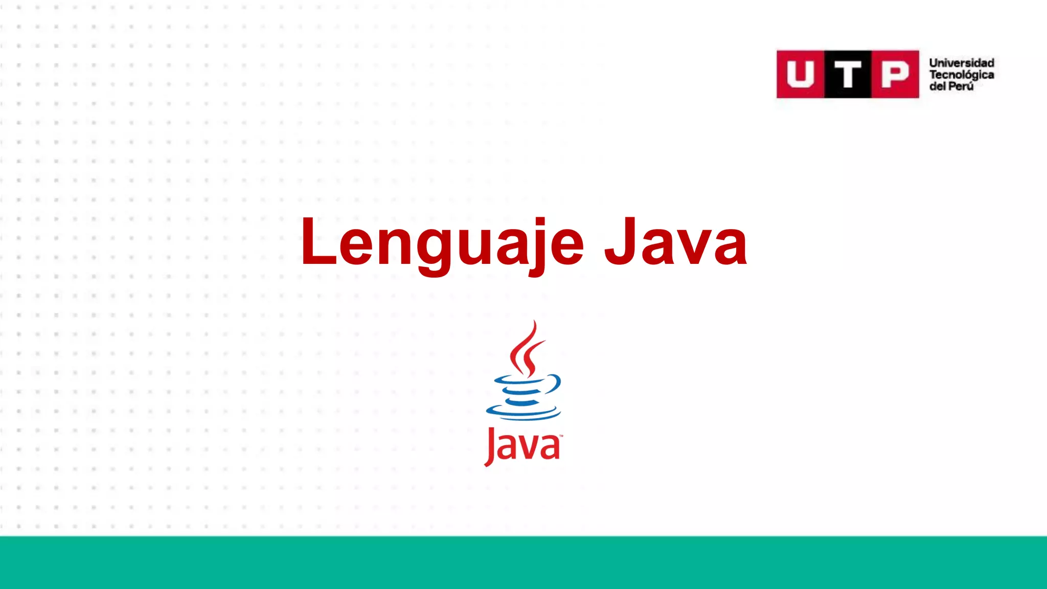 Lenguaje Java
 