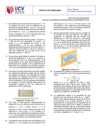 S01 practica cinematica rectilinea | PDF