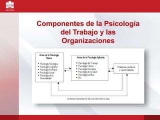 Componentes de la Psicología
del Trabajo y las
Organizaciones
 