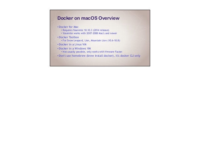 Macos Install Docker Cli
