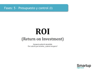 Fases: 5 – Presupuesto y control (I)
 