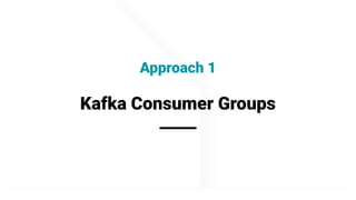 @apachepinot | @KishoreBytes
Kafka Consumer Groups
Approach 1
 