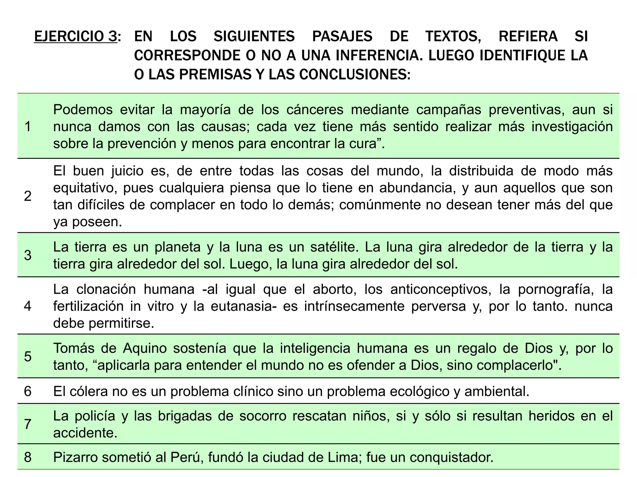 Premisas y proposiciones | PPTX