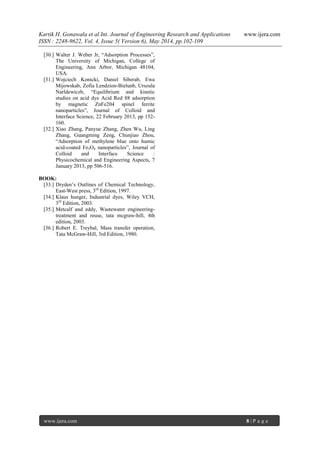 Kartik H. Gonawala et al Int. Journal of Engineering Research and Applications www.ijera.com
ISSN : 2248-9622, Vol. 4, Iss...