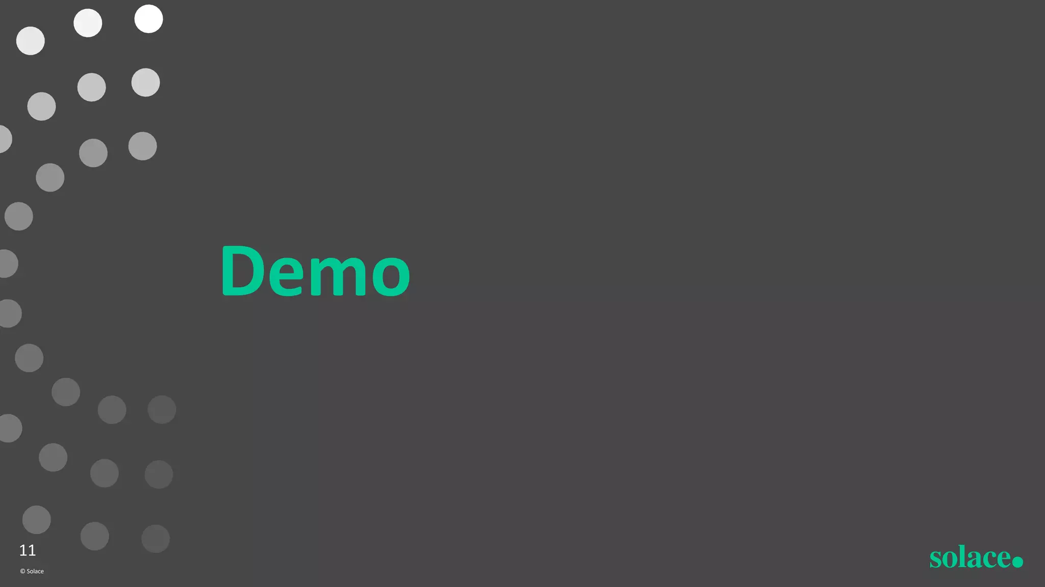 Demo
11
© Solace
 