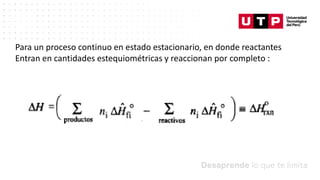 Datos/Observaciones
Para un proceso continuo en estado estacionario, en donde reactantes
Entran en cantidades estequiométricas y reaccionan por completo :
 