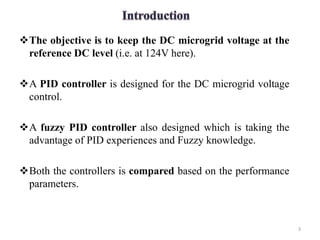 Design and Analysis of PID and Fuzzy-PID Controller for Voltage Control ...