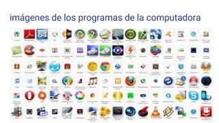 imágenes de los programas de la computadora