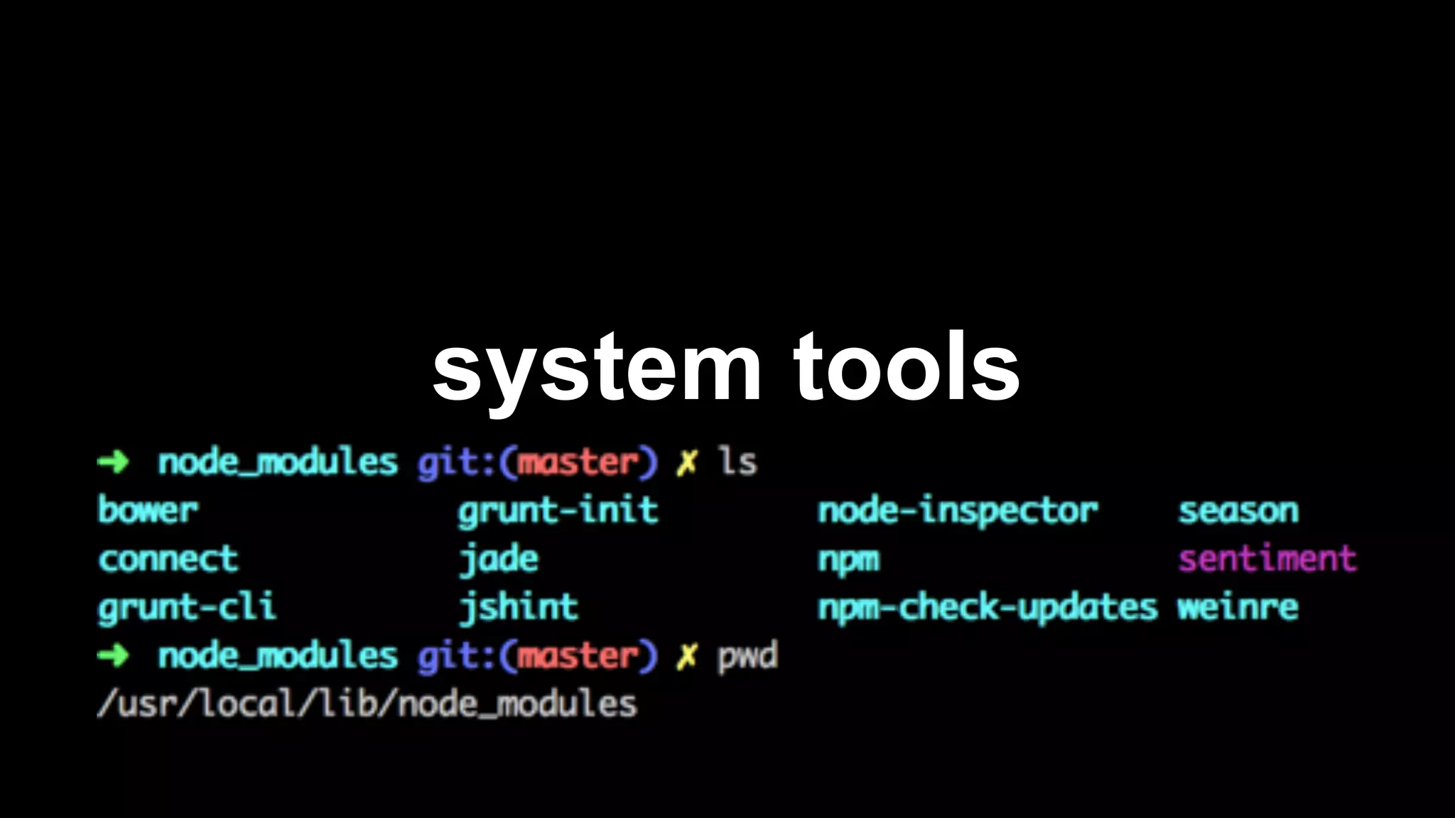 What will we use npm for? 
 