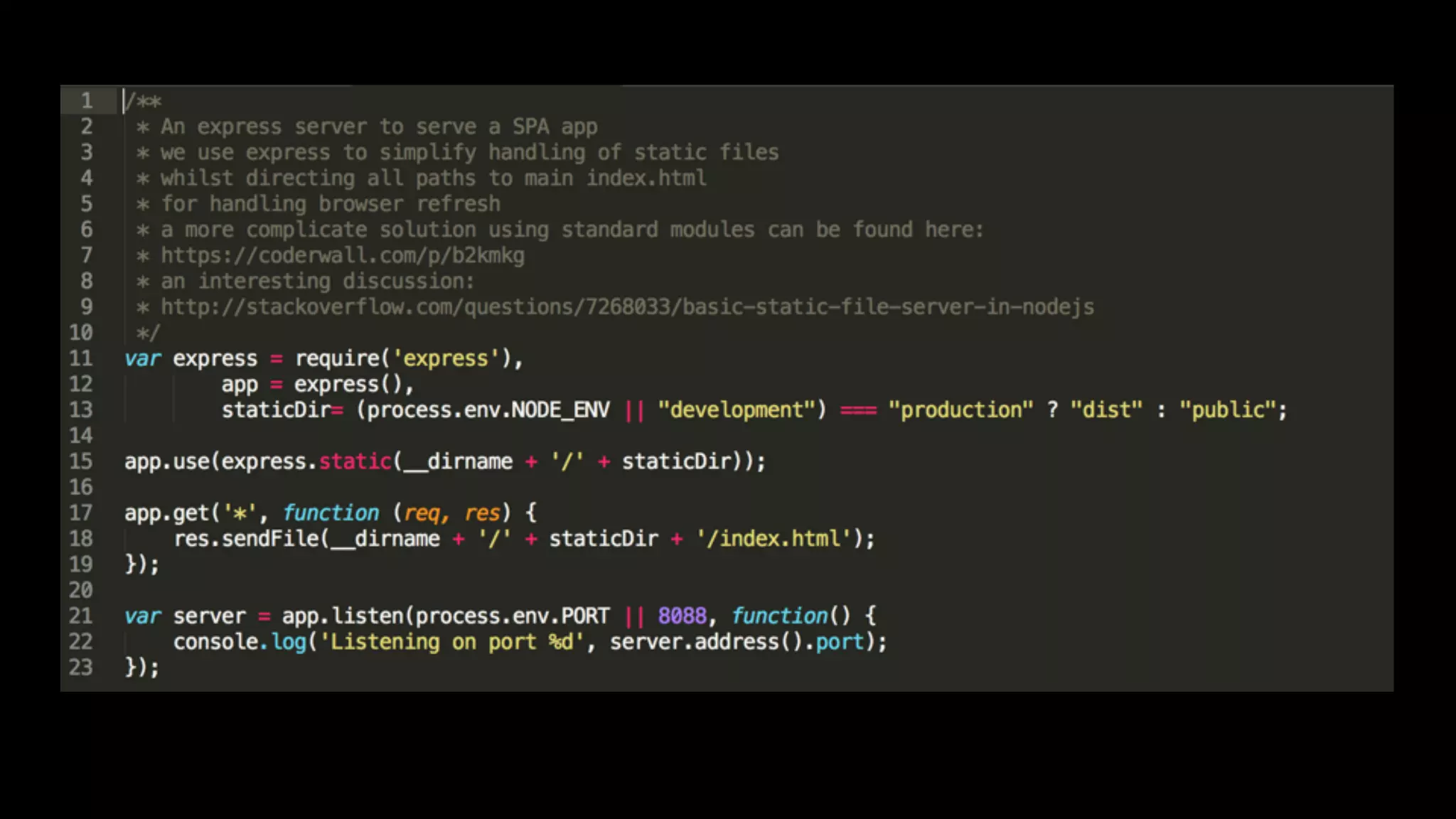 serving the same file 
 