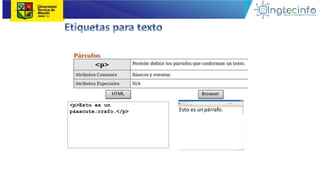 HTML Browser
Esto es unpárrafo.
<p>Esto es un
p&aacute;rrafo.</p>
 