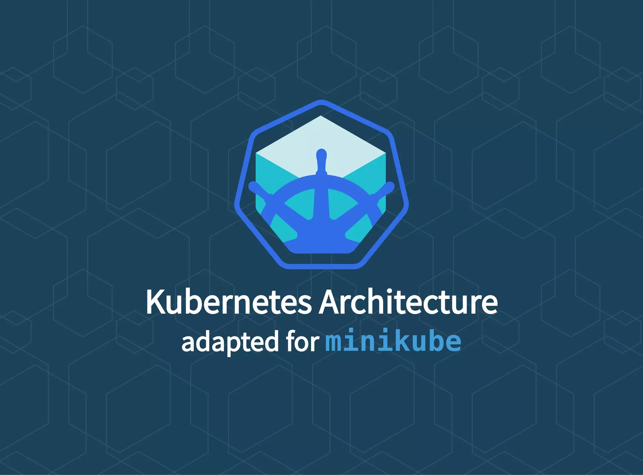 Kubernetes Architecture
adapted for minikube
 
