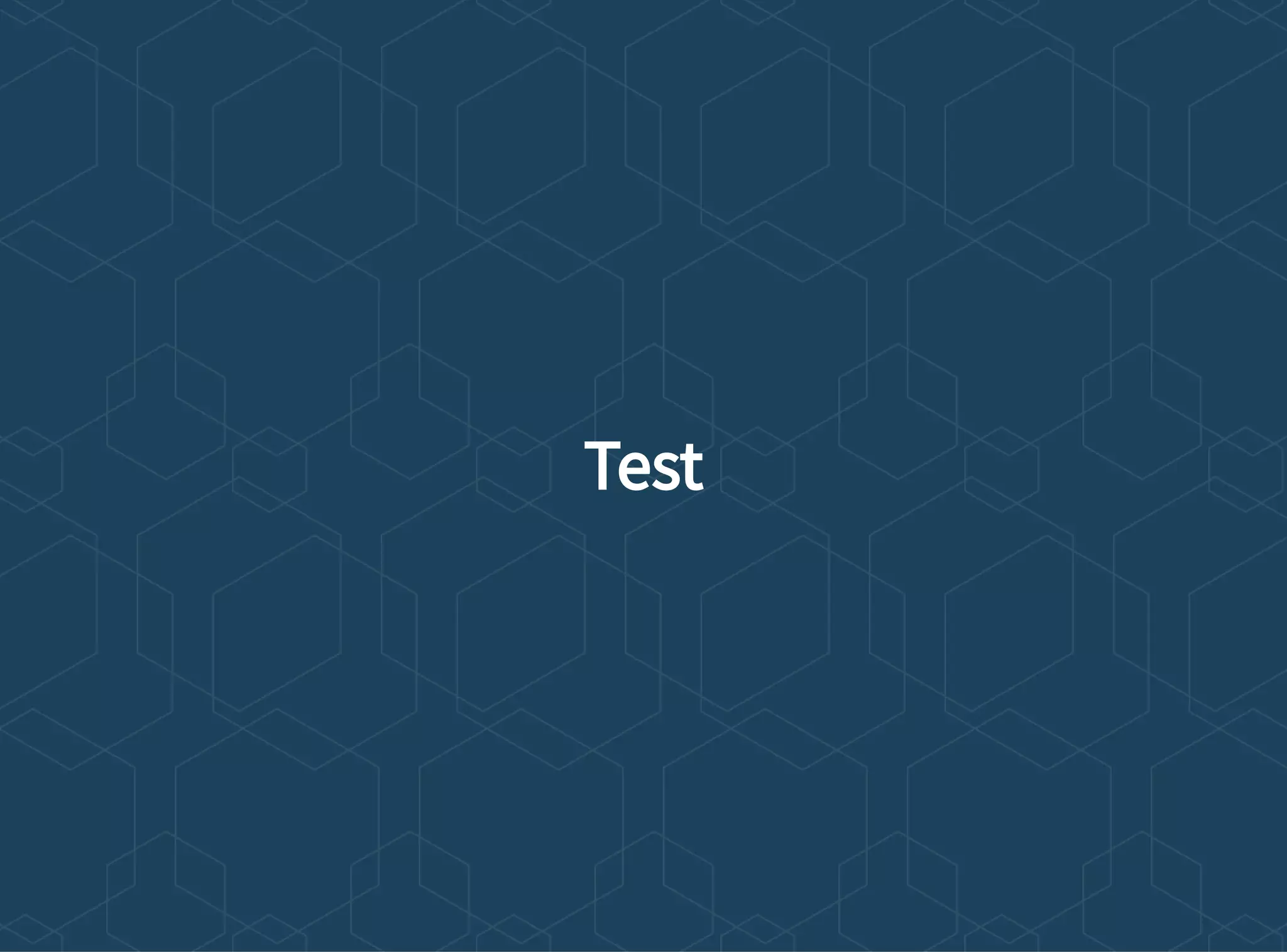 Test
 