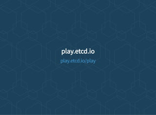 play.etcd.io
play.etcd.io/play
 