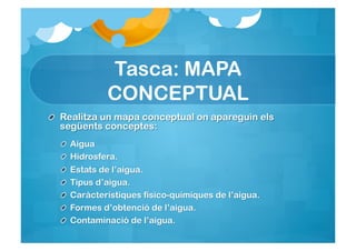 Tasca: MAPA
CONCEPTUAL
 