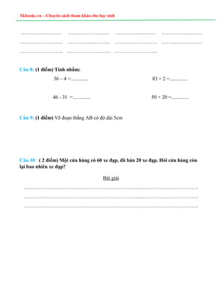 Tkbooks.vn – Chuyên sách tham khảo cho học sinh
……………………
…………………….
……………………..
……………………
…………………….
……………………..
……………………
……………...