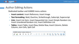 Comprehensive S1000D Support and Authoring in Oxygen XML Editor | PDF