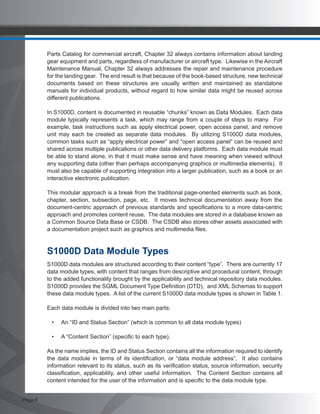 S1000D - An Overview | PDF