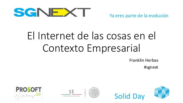 Solid Day  IoT en el contexto empresarial