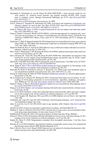 Deep Hit Deep learning for survival analysis: a review | PDF