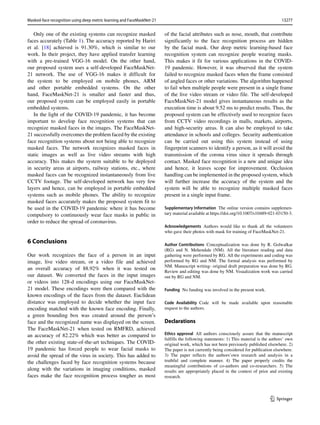 Marked face recognition with convolutional neural network | PDF