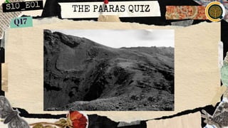 THE PAARAS QUIZ
 